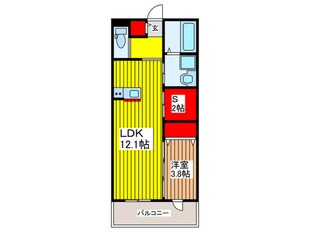 チェルアムールの物件間取画像